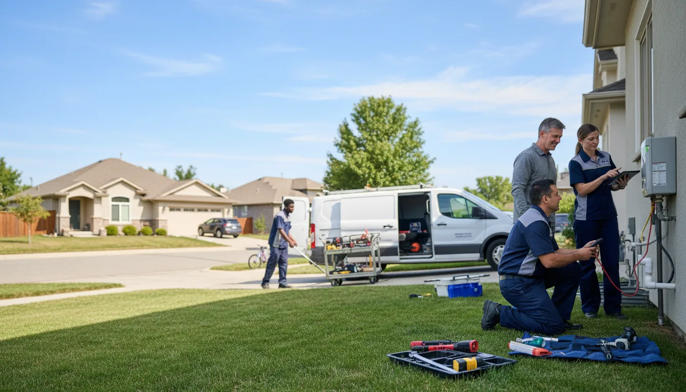 Tankless water heater service in Overpeck, OH